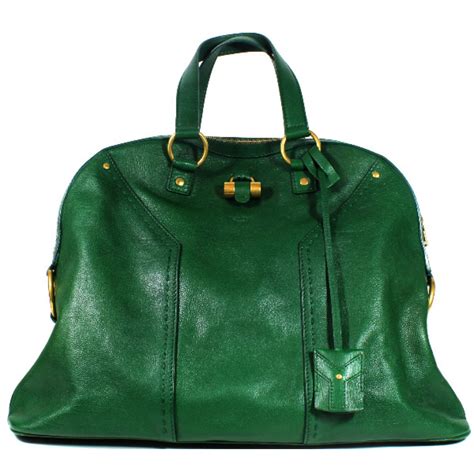 sac yves saint laurent vert bouteille|ysl sac de jour small.